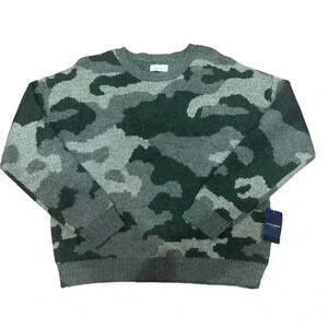 Lucky Brand Wool Blend Camo Sweater NWT Medium